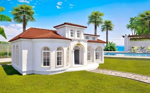 개들을 위한 개 저택이 있다